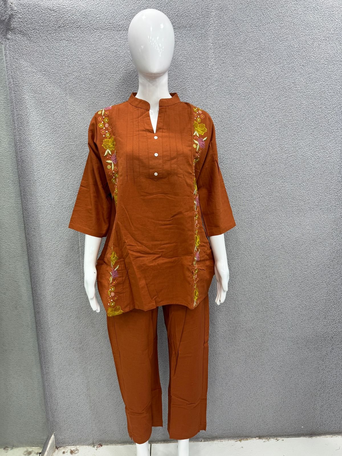 8a623751-453c-408b-96c1-f70c0f42ba5c khadi cotton cord-set - Image 1